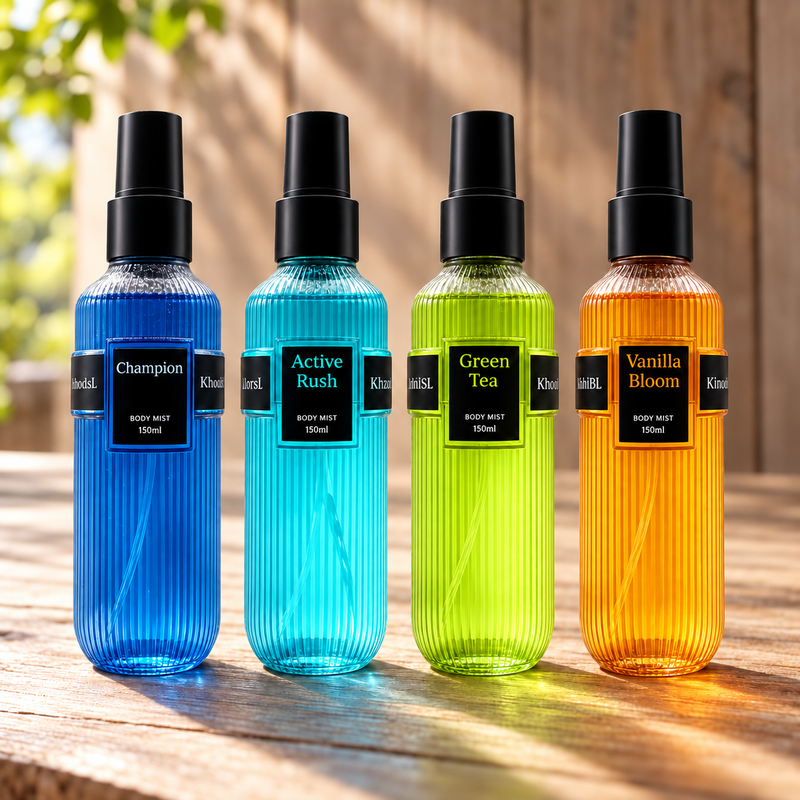 The Fresh Set — 4 Body Splashes for Him