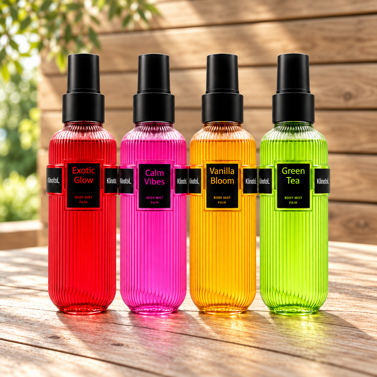 The Bloom Set — 4 Body Splashes for Her